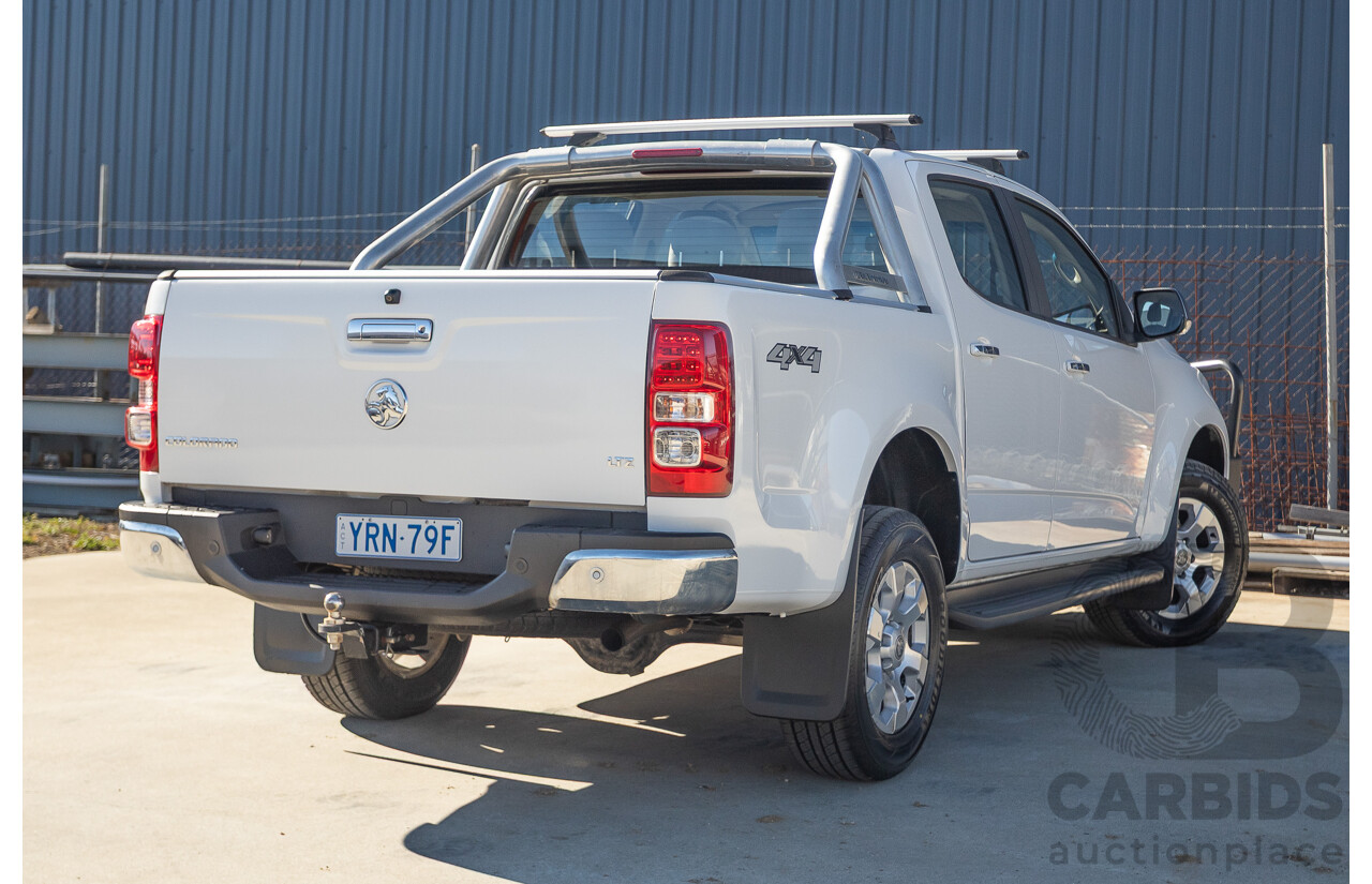 12/2014 Holden Colorado LTZ (4x4) RG MY15 Crew Cab P/Up Summit White Turbo Diesel 2.8L