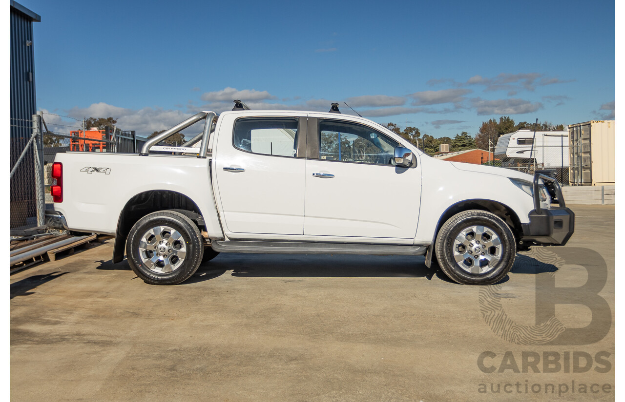 12/2014 Holden Colorado LTZ (4x4) RG MY15 Crew Cab P/Up Summit White Turbo Diesel 2.8L