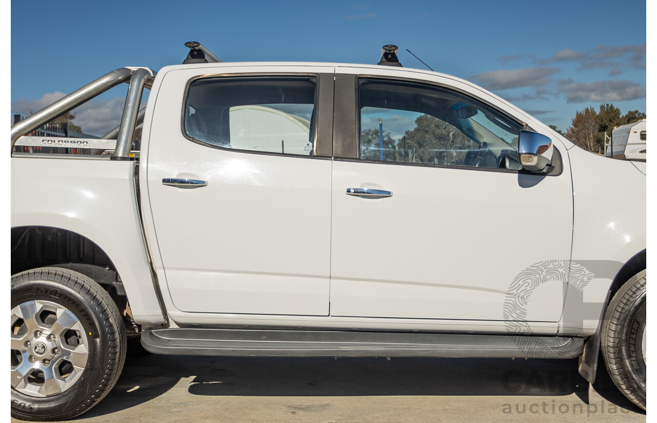 12/2014 Holden Colorado LTZ (4x4) RG MY15 Crew Cab P/Up Summit White Turbo Diesel 2.8L