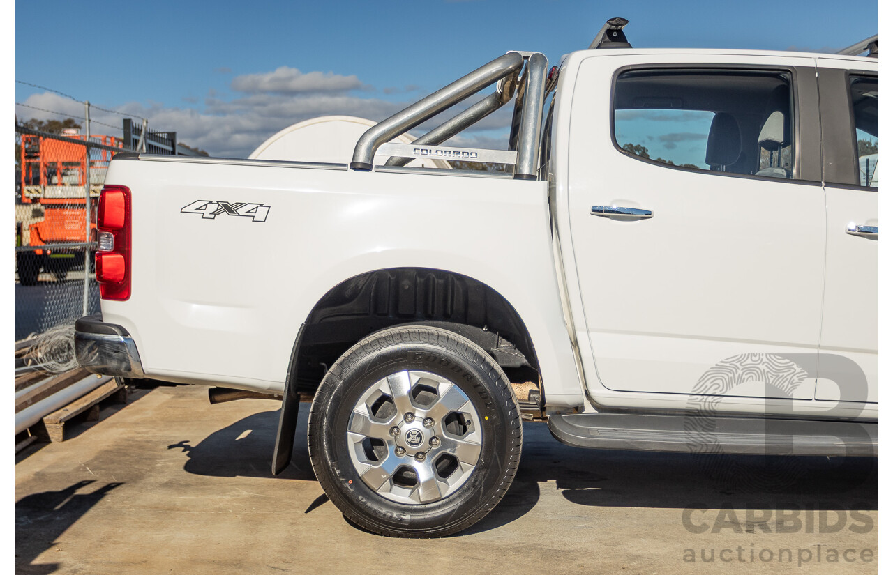 12/2014 Holden Colorado LTZ (4x4) RG MY15 Crew Cab P/Up Summit White Turbo Diesel 2.8L