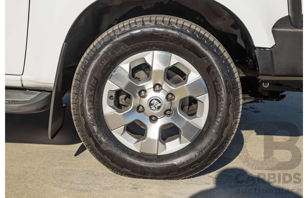 12/2014 Holden Colorado LTZ (4x4) RG MY15 Crew Cab P/Up Summit White Turbo Diesel 2.8L