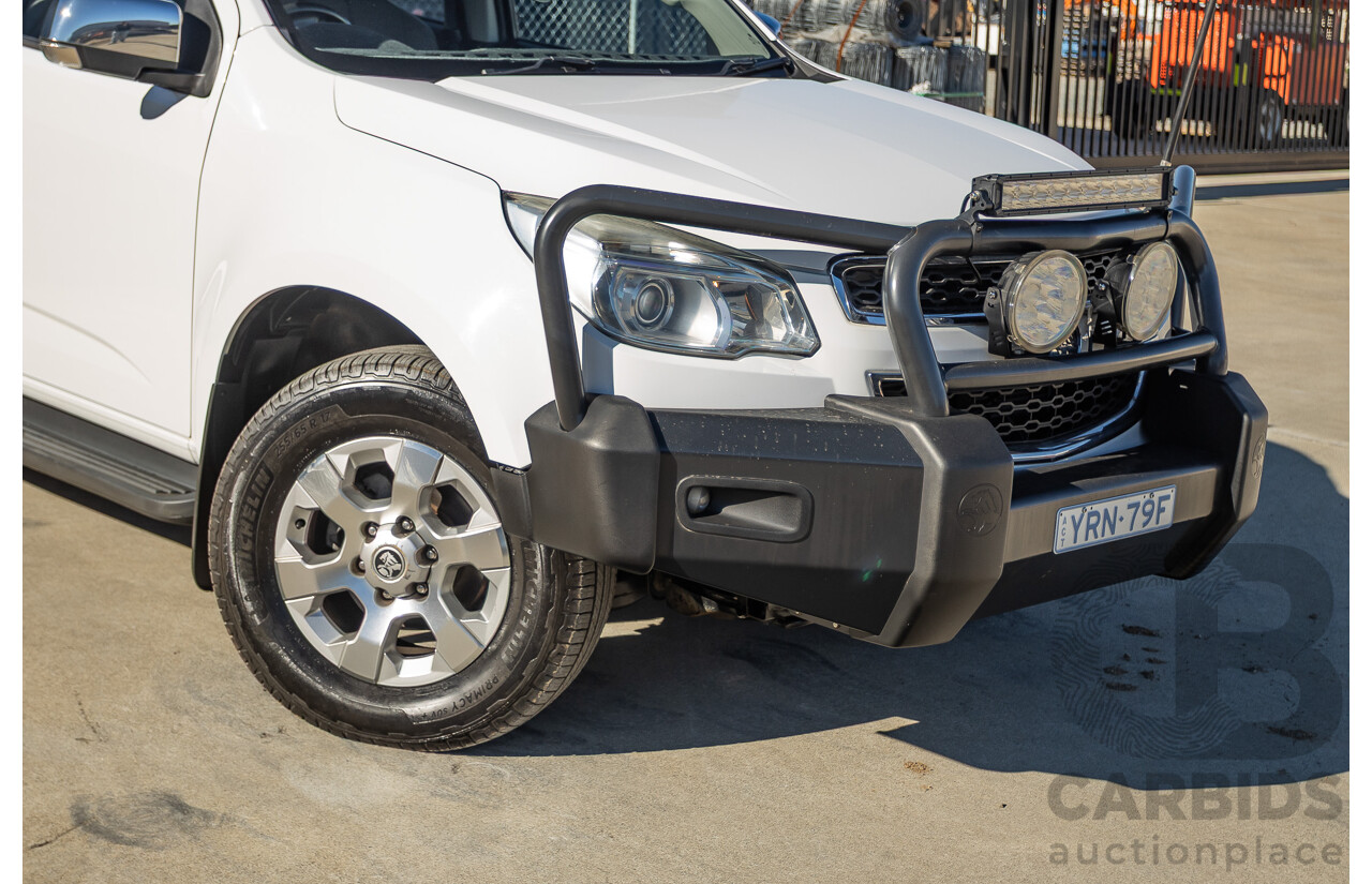 12/2014 Holden Colorado LTZ (4x4) RG MY15 Crew Cab P/Up Summit White Turbo Diesel 2.8L