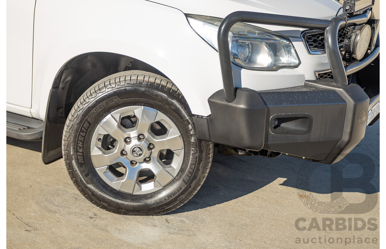 12/2014 Holden Colorado LTZ (4x4) RG MY15 Crew Cab P/Up Summit White Turbo Diesel 2.8L