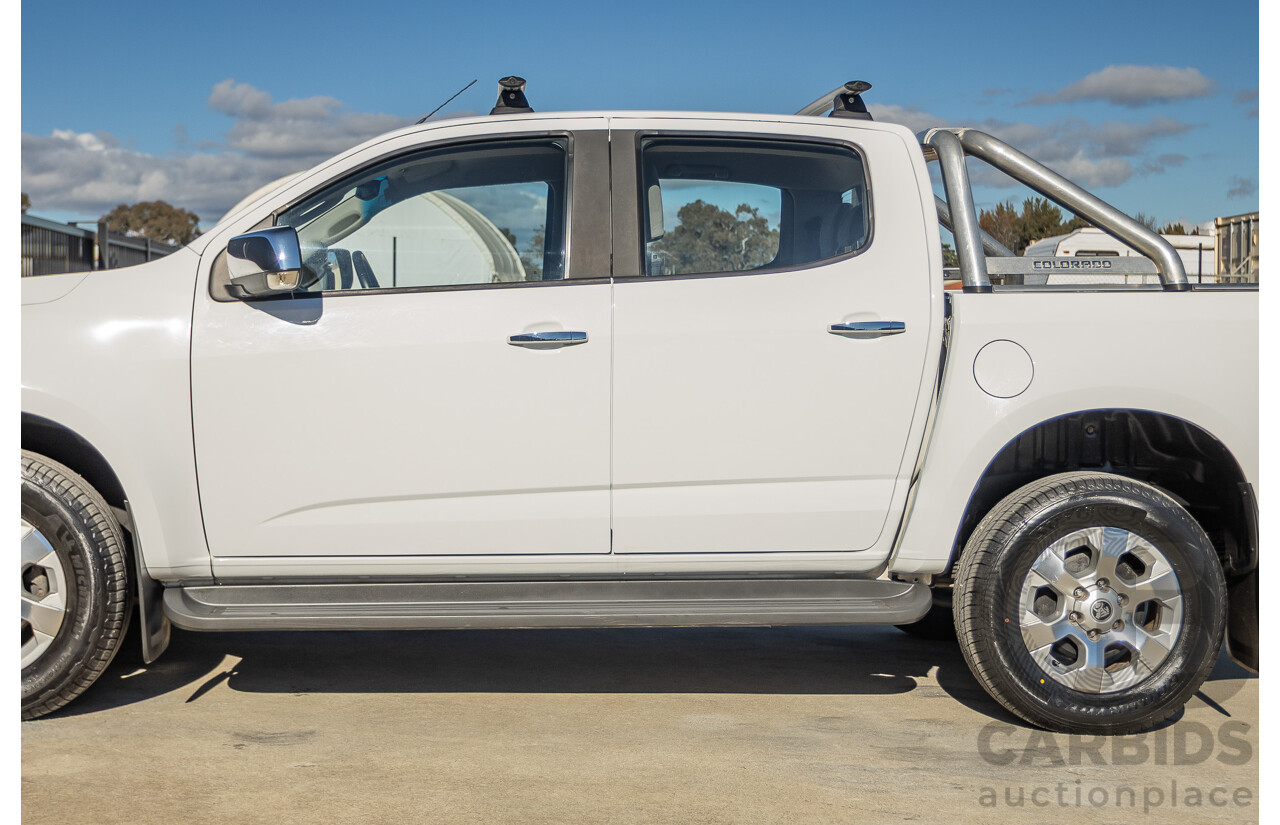12/2014 Holden Colorado LTZ (4x4) RG MY15 Crew Cab P/Up Summit White Turbo Diesel 2.8L