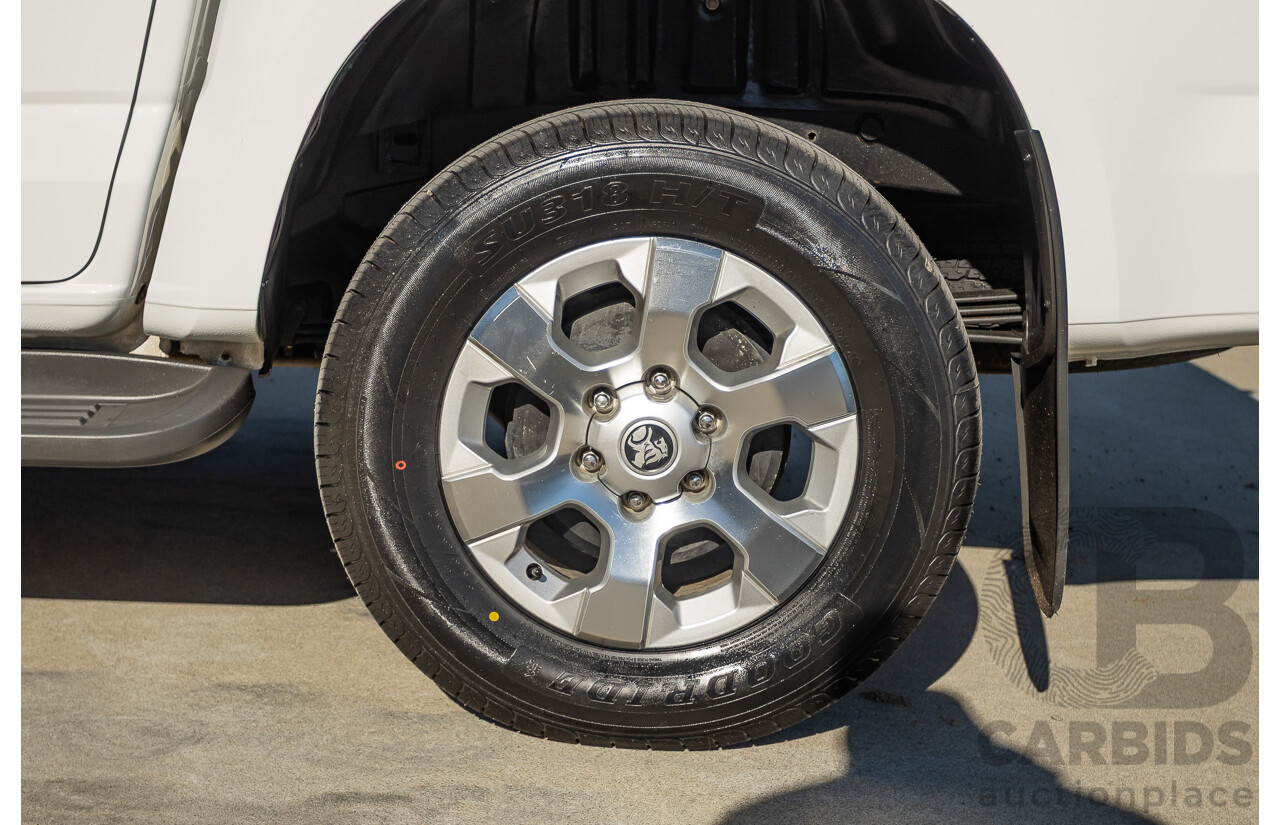 12/2014 Holden Colorado LTZ (4x4) RG MY15 Crew Cab P/Up Summit White Turbo Diesel 2.8L