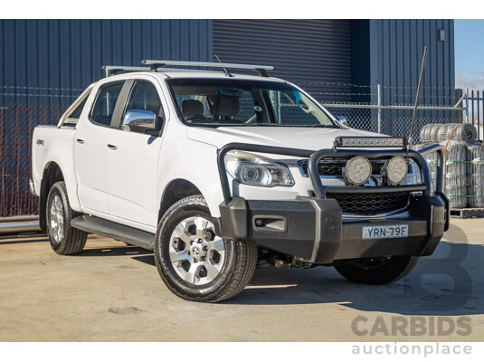 12/2014 Holden Colorado LTZ (4x4) RG MY15 Crew Cab P/Up Summit White Turbo Diesel 2.8L