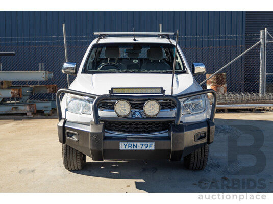 1663488 · 12/2014 Holden Colorado LTZ (4x4) RG MY15 Crew Cab P/Up Summit White Turbo Diesel 2.8L