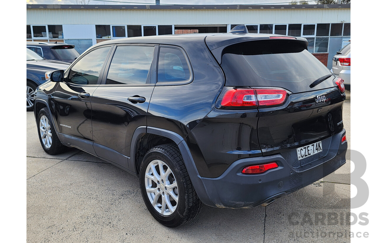 06/2015 Jeep Cherokee Sport (4x2) KL MY15 4d Wagon Black 2.4L