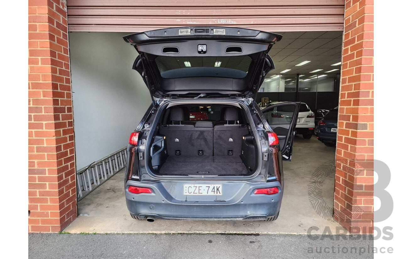 06/2015 Jeep Cherokee Sport (4x2) KL MY15 4d Wagon Black 2.4L