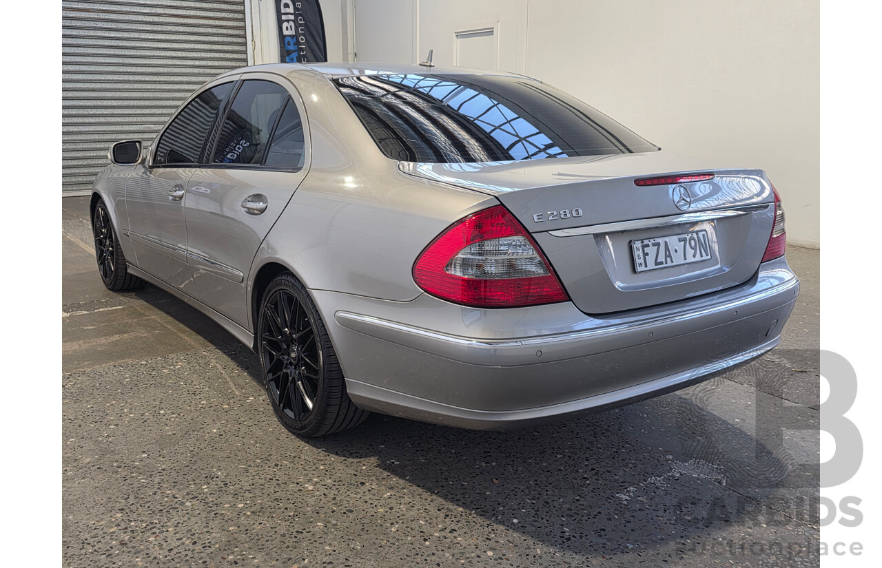 9/2007 Mercedes-Benz E 280 Elegance 211 MY07 4d Sedan Pewter Silver V6 3.0L