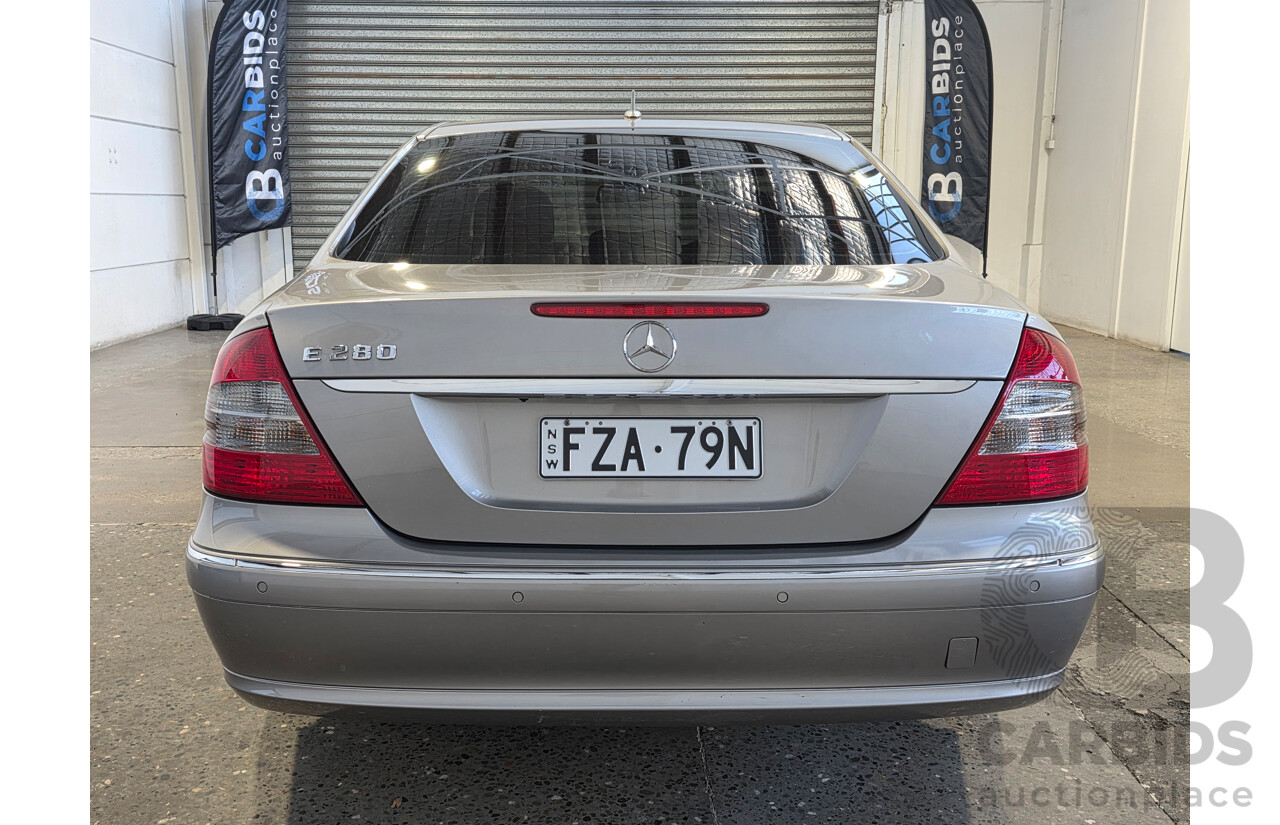 9/2007 Mercedes-Benz E 280 Elegance 211 MY07 4d Sedan Pewter Silver V6 3.0L