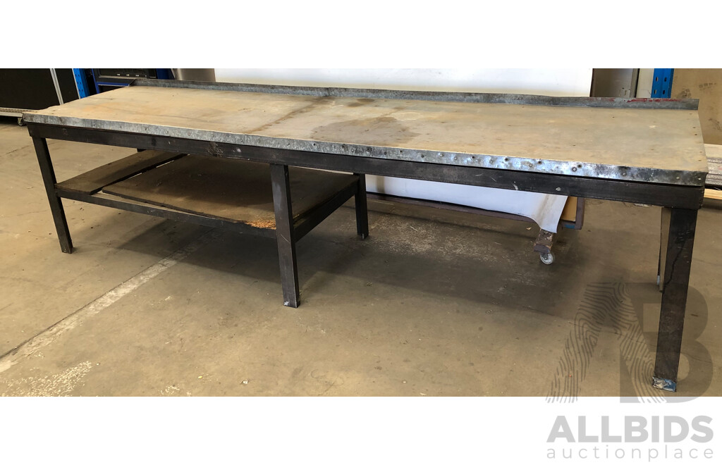 Custom Built Metal Work Bench