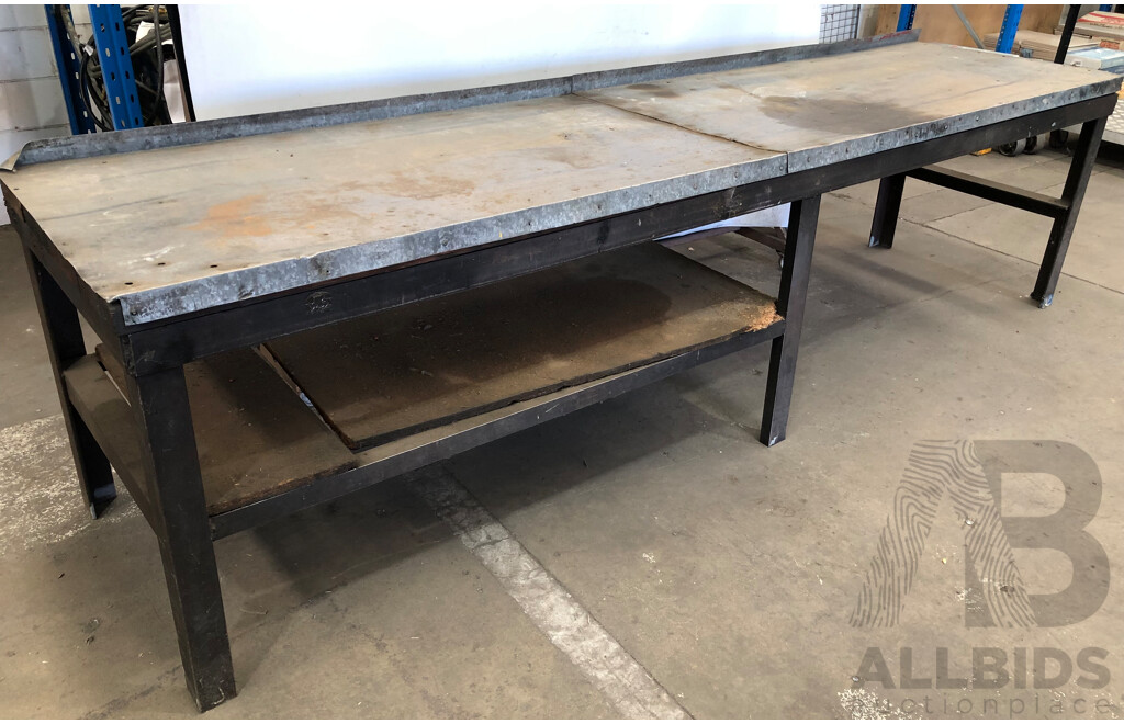 Custom Built Metal Work Bench