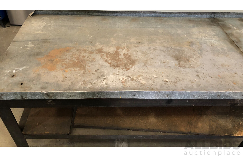 Custom Built Metal Work Bench