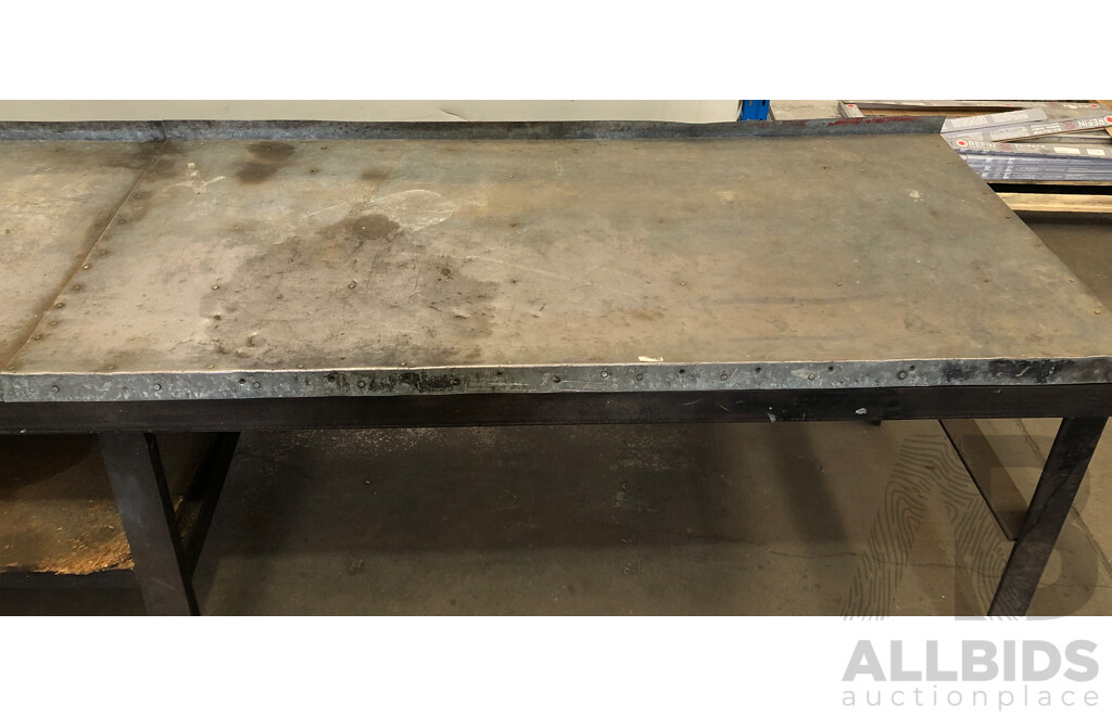 Custom Built Metal Work Bench