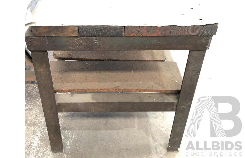 Custom Built Metal Work Bench