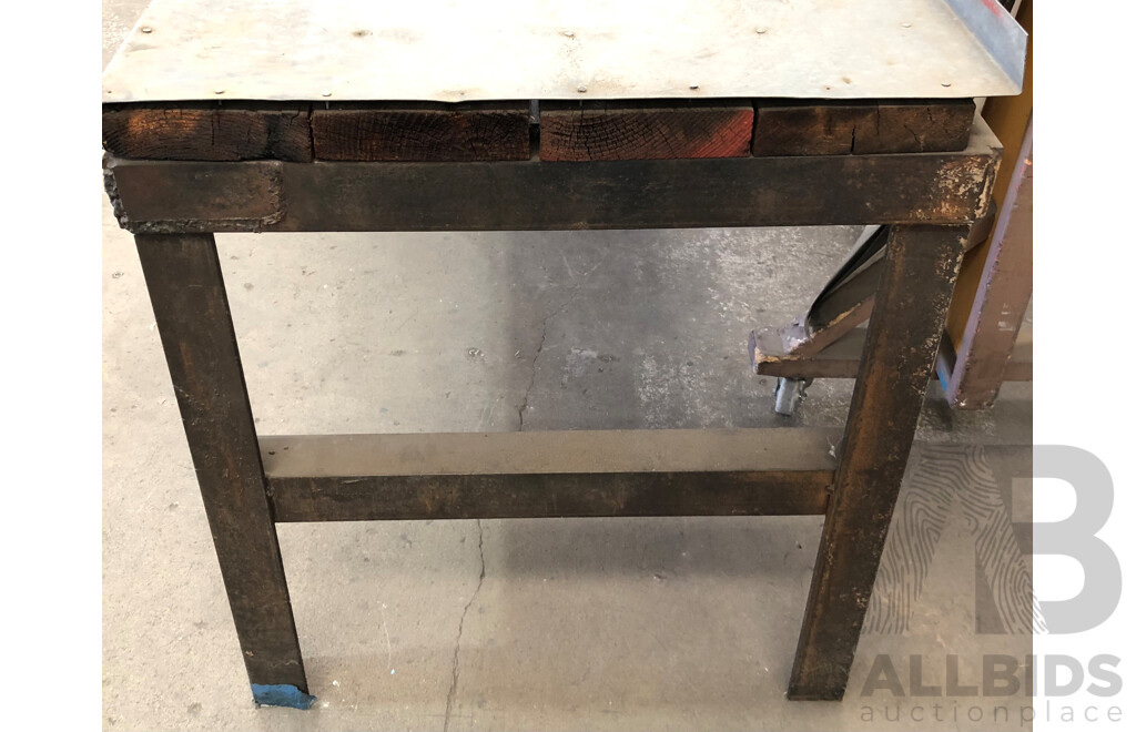 Custom Built Metal Work Bench