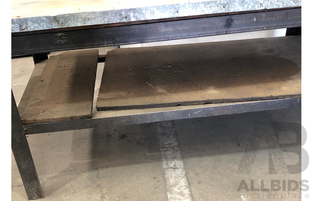 Custom Built Metal Work Bench