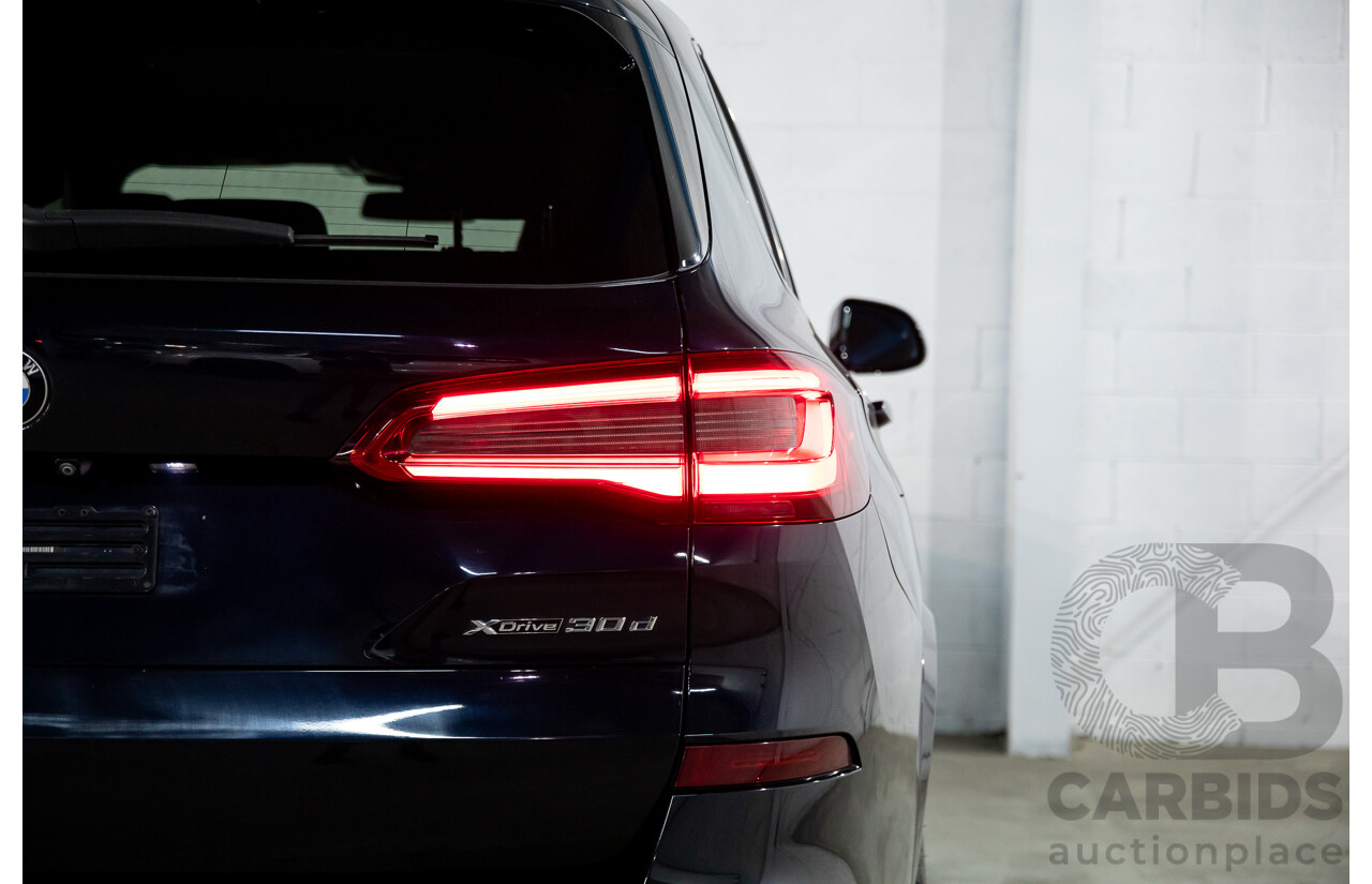 04/2019 BMW X5 xDRIVE 30d xLine AWD G05 MY19 4D Wagon Carbon Black Metallic Turbo Diesel 3.0L