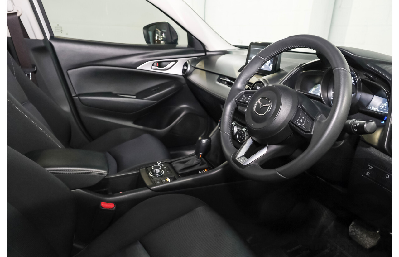 05/2019 Mazda CX-3 Maxx Sport (FWD) DK MY19 4d Wagon White Turbo Diesel 1.8L