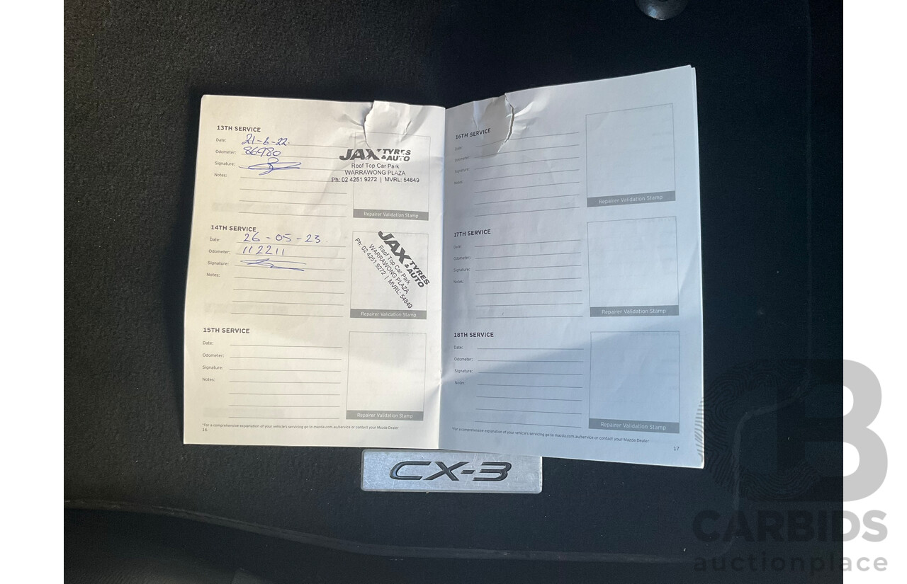 05/2019 Mazda CX-3 Maxx Sport (FWD) DK MY19 4d Wagon White Turbo Diesel 1.8L
