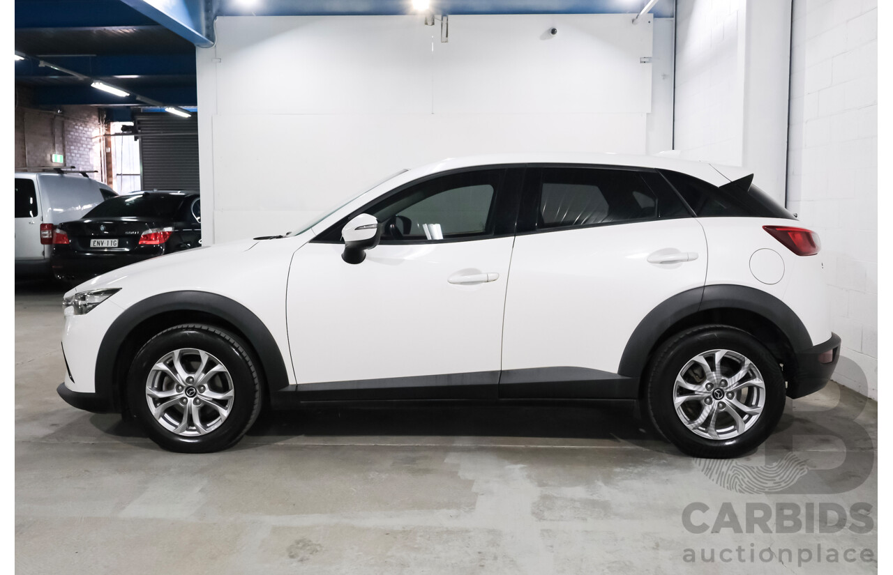 05/2019 Mazda CX-3 Maxx Sport (FWD) DK MY19 4d Wagon White Turbo Diesel 1.8L