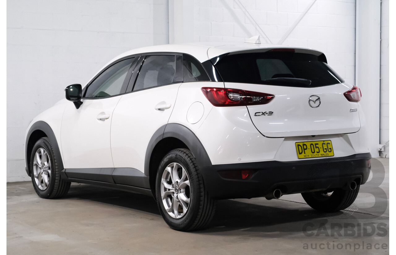 05/2019 Mazda CX-3 Maxx Sport (FWD) DK MY19 4d Wagon White Turbo Diesel 1.8L