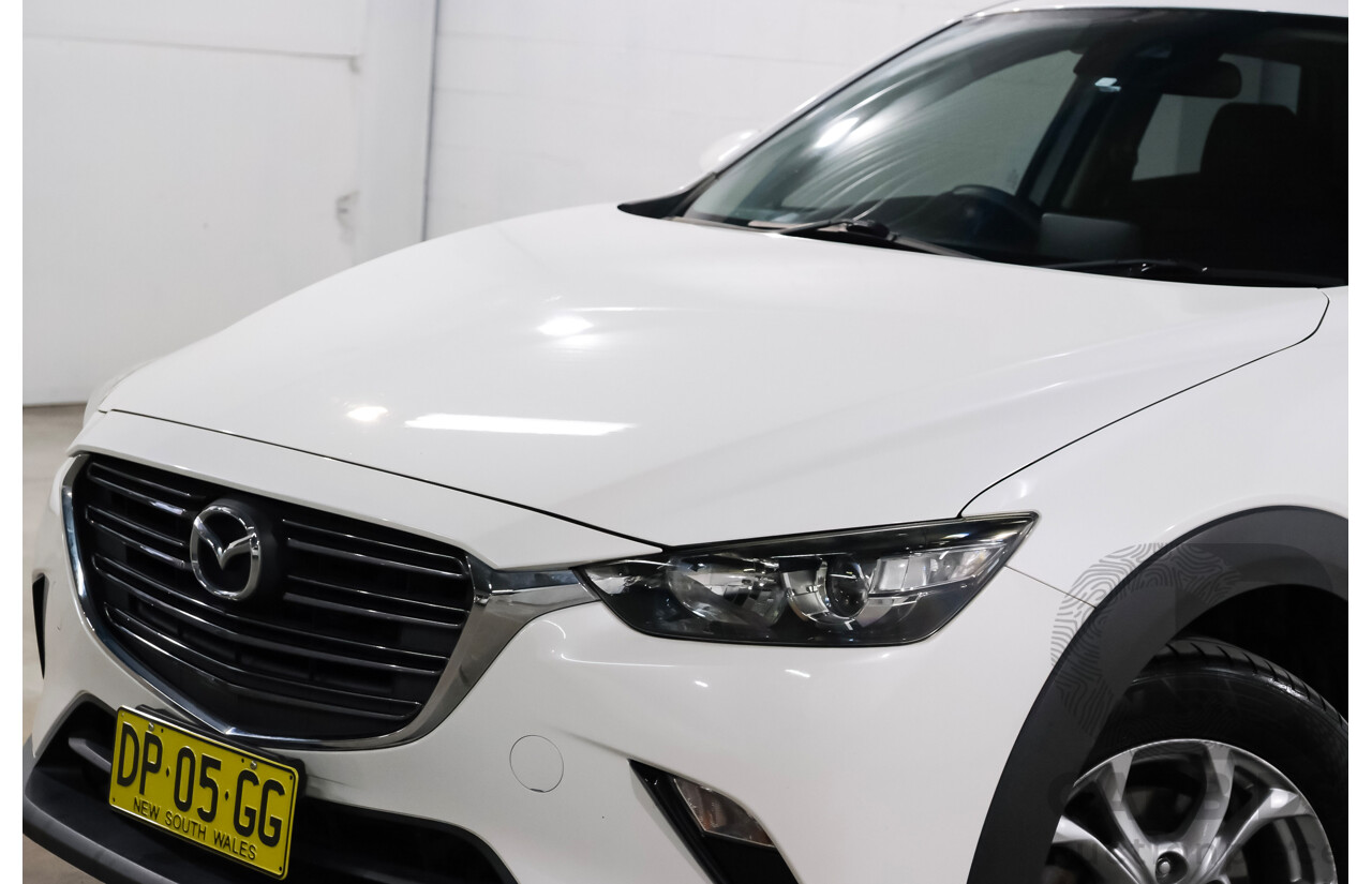 05/2019 Mazda CX-3 Maxx Sport (FWD) DK MY19 4d Wagon White Turbo Diesel 1.8L