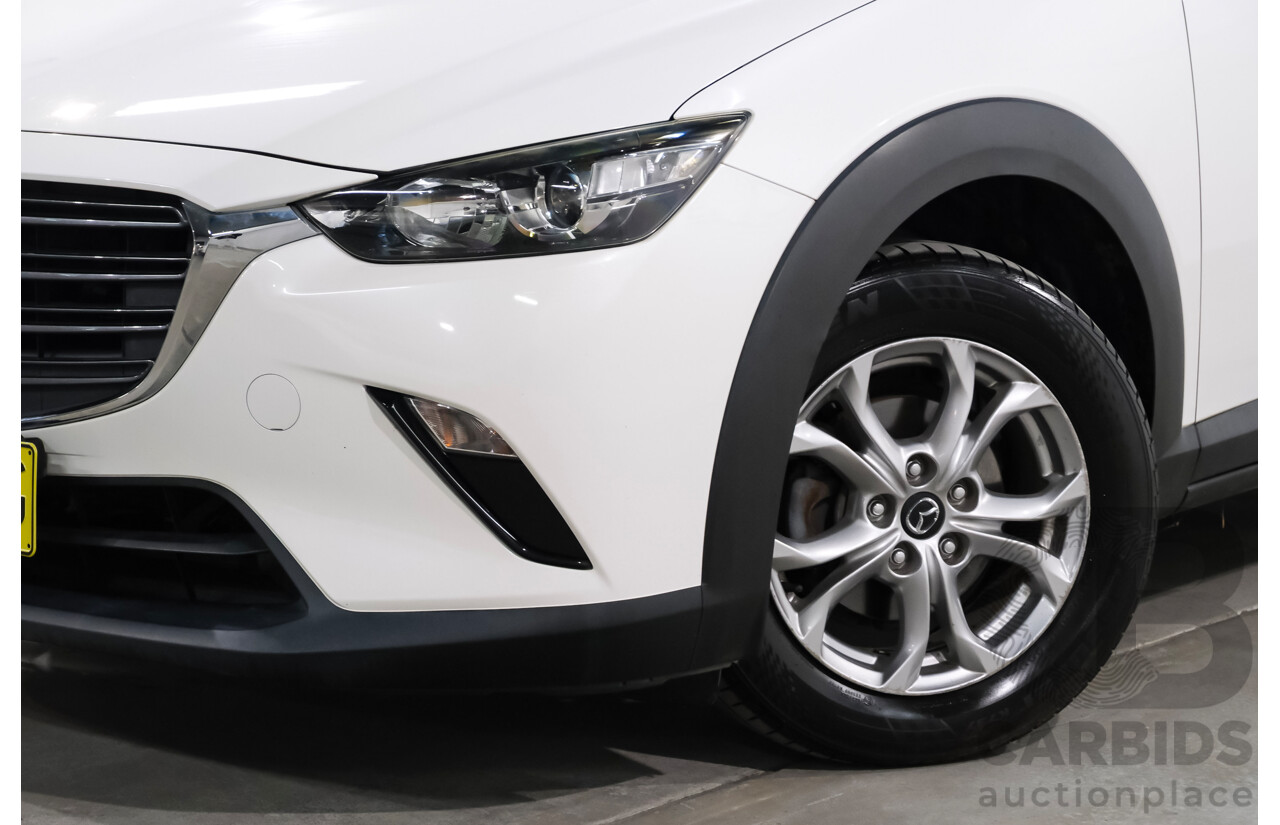 05/2019 Mazda CX-3 Maxx Sport (FWD) DK MY19 4d Wagon White Turbo Diesel 1.8L