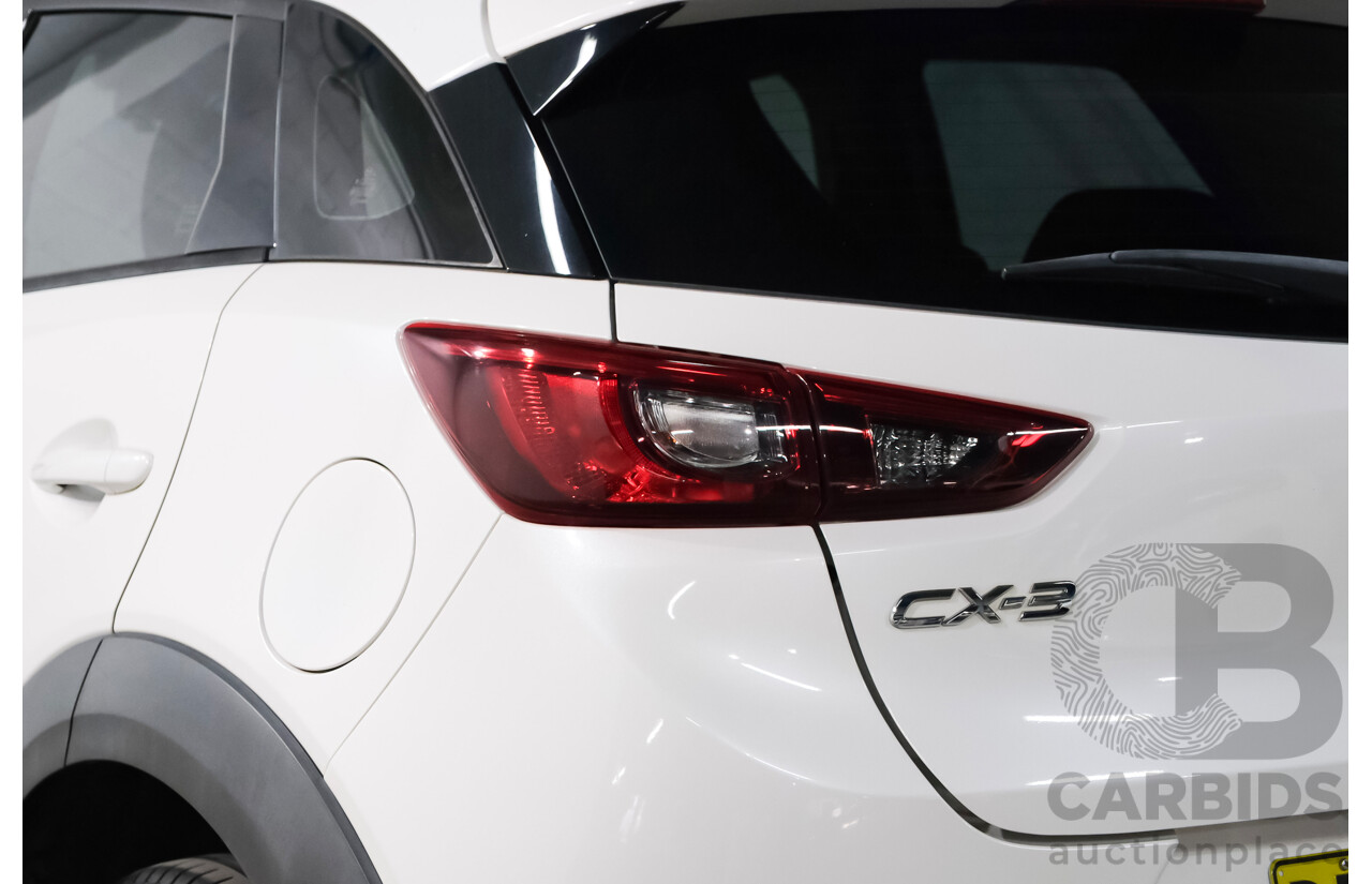 05/2019 Mazda CX-3 Maxx Sport (FWD) DK MY19 4d Wagon White Turbo Diesel 1.8L