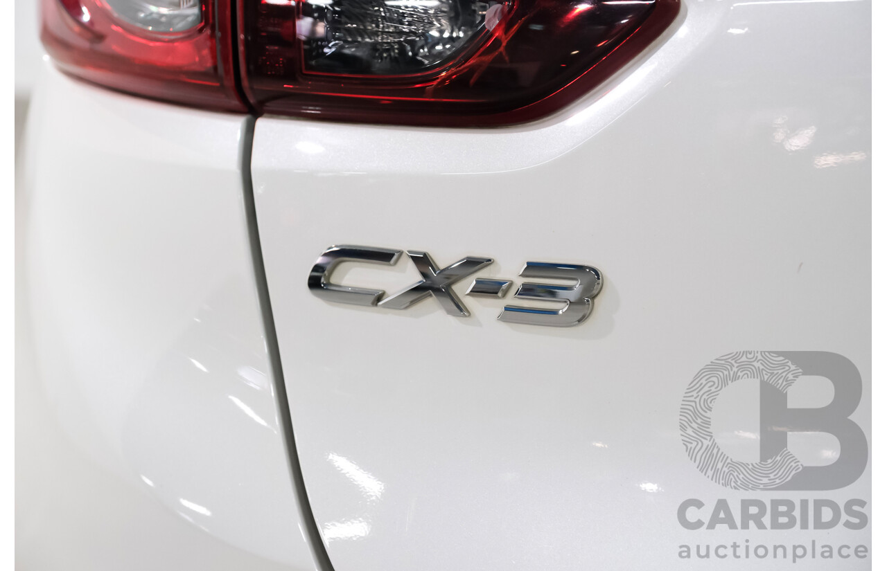 05/2019 Mazda CX-3 Maxx Sport (FWD) DK MY19 4d Wagon White Turbo Diesel 1.8L