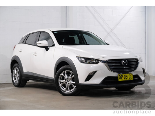 05/2019 Mazda CX-3 Maxx Sport (FWD) DK MY19 4d Wagon White Turbo Diesel 1.8L