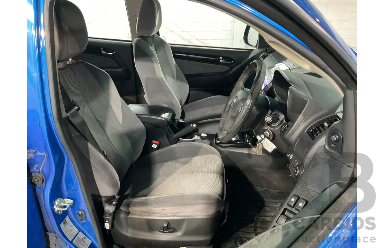08/2015 Holden Colorado LTZ (4x4) RG MY16 Crew Cab P/Up Blue Turbo Diesel 2.8L