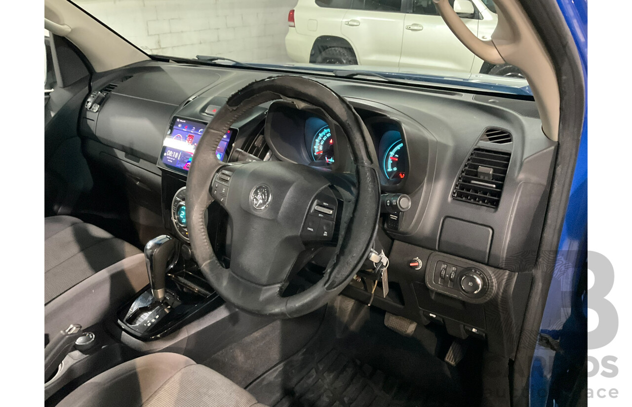 08/2015 Holden Colorado LTZ (4x4) RG MY16 Crew Cab P/Up Blue Turbo Diesel 2.8L