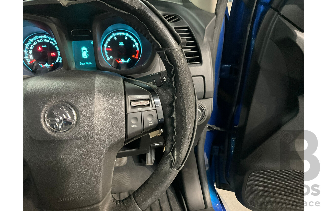 08/2015 Holden Colorado LTZ (4x4) RG MY16 Crew Cab P/Up Blue Turbo Diesel 2.8L