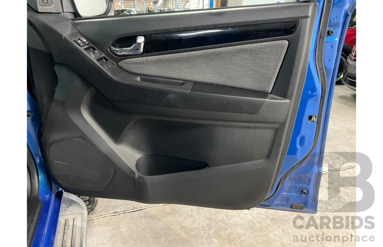 08/2015 Holden Colorado LTZ (4x4) RG MY16 Crew Cab P/Up Blue Turbo Diesel 2.8L