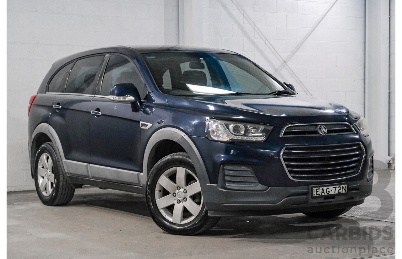 03/2016 Holden Captiva 5 LS CG MY16 4d Wagon Blue 2.4L