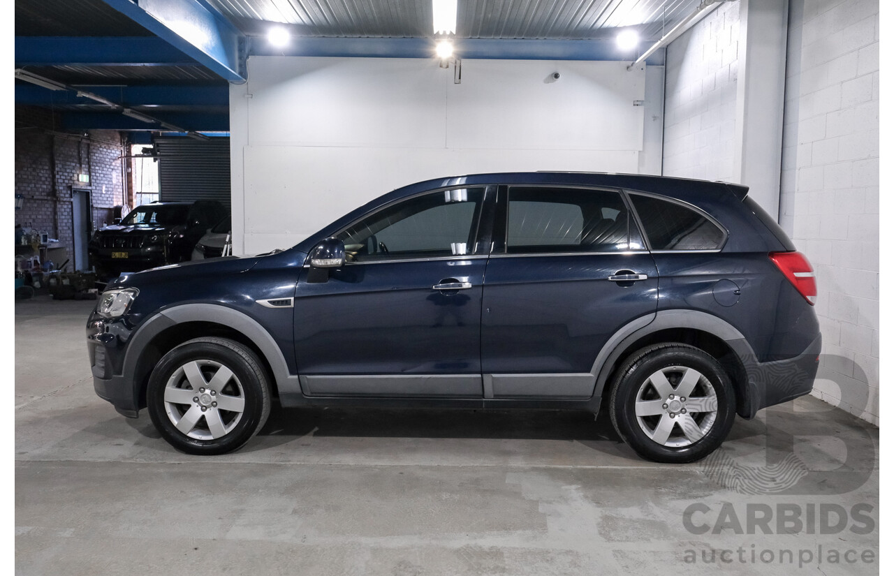 03/2016 Holden Captiva 5 LS CG MY16 4d Wagon Blue 2.4L
