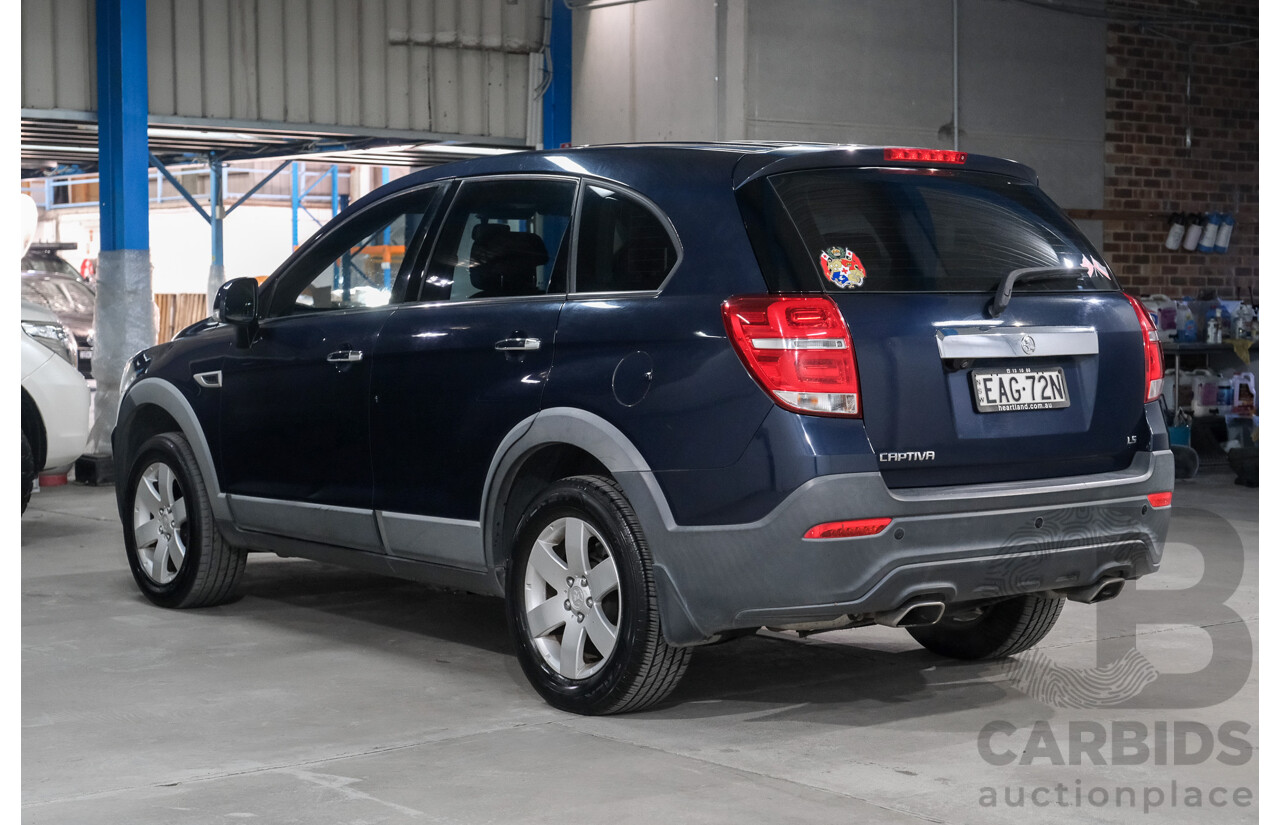 03/2016 Holden Captiva 5 LS CG MY16 4d Wagon Blue 2.4L