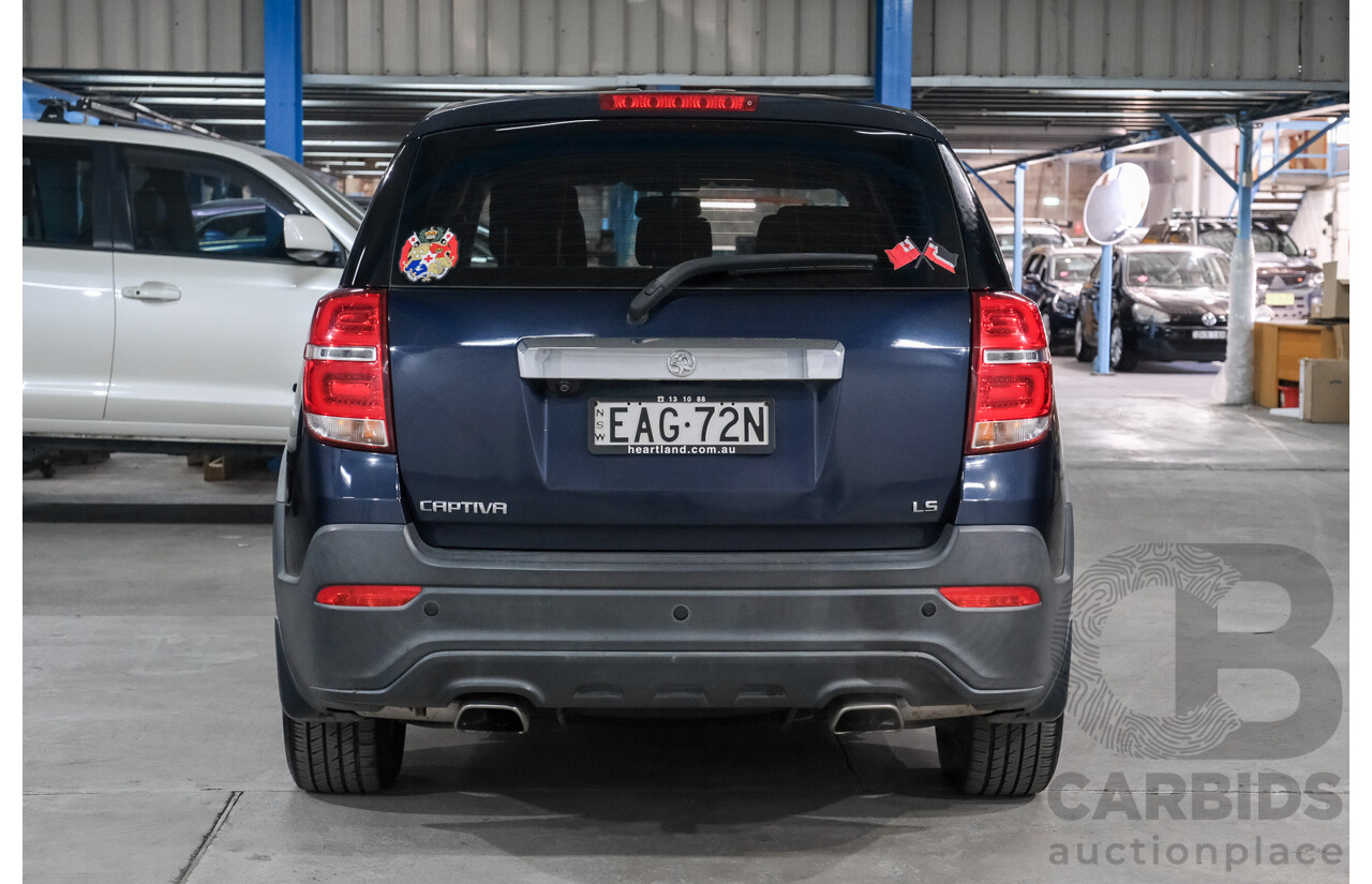03/2016 Holden Captiva 5 LS CG MY16 4d Wagon Blue 2.4L