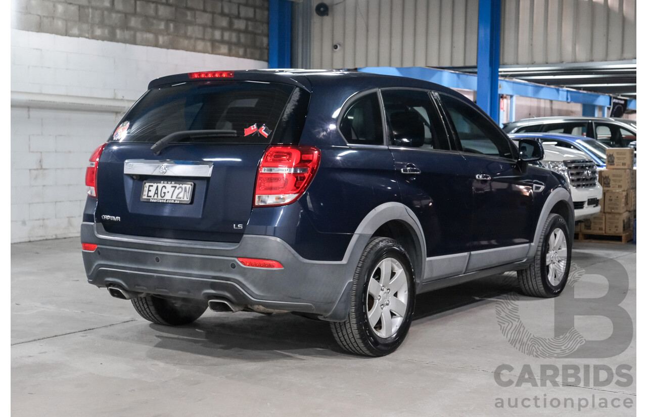 03/2016 Holden Captiva 5 LS CG MY16 4d Wagon Blue 2.4L
