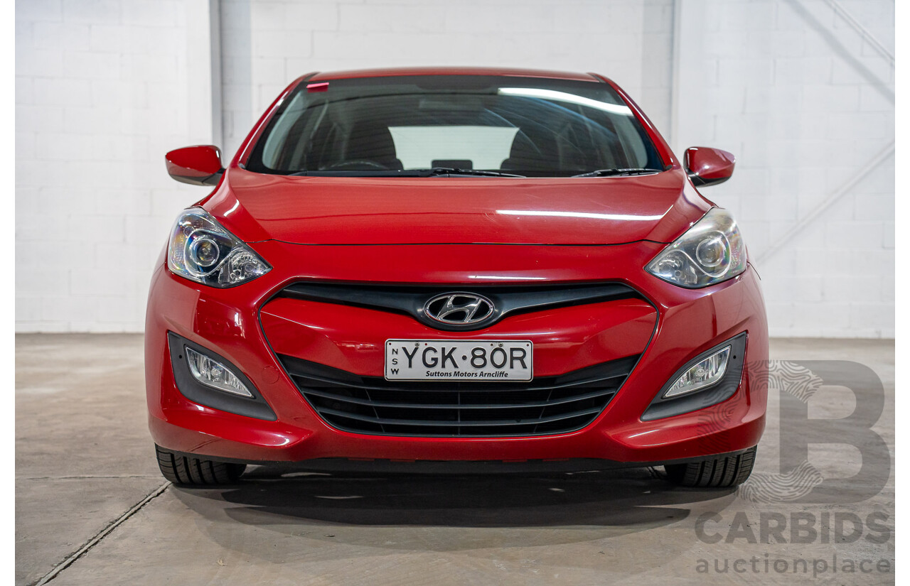 04/2013 Hyundai I30 Active GD 5d Hatchback Red 1.8L