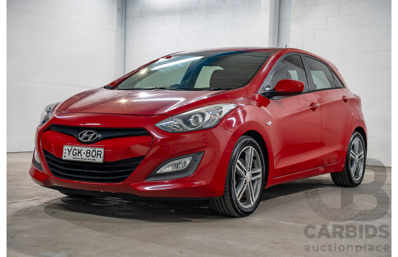 04/2013 Hyundai I30 Active GD 5d Hatchback Red 1.8L