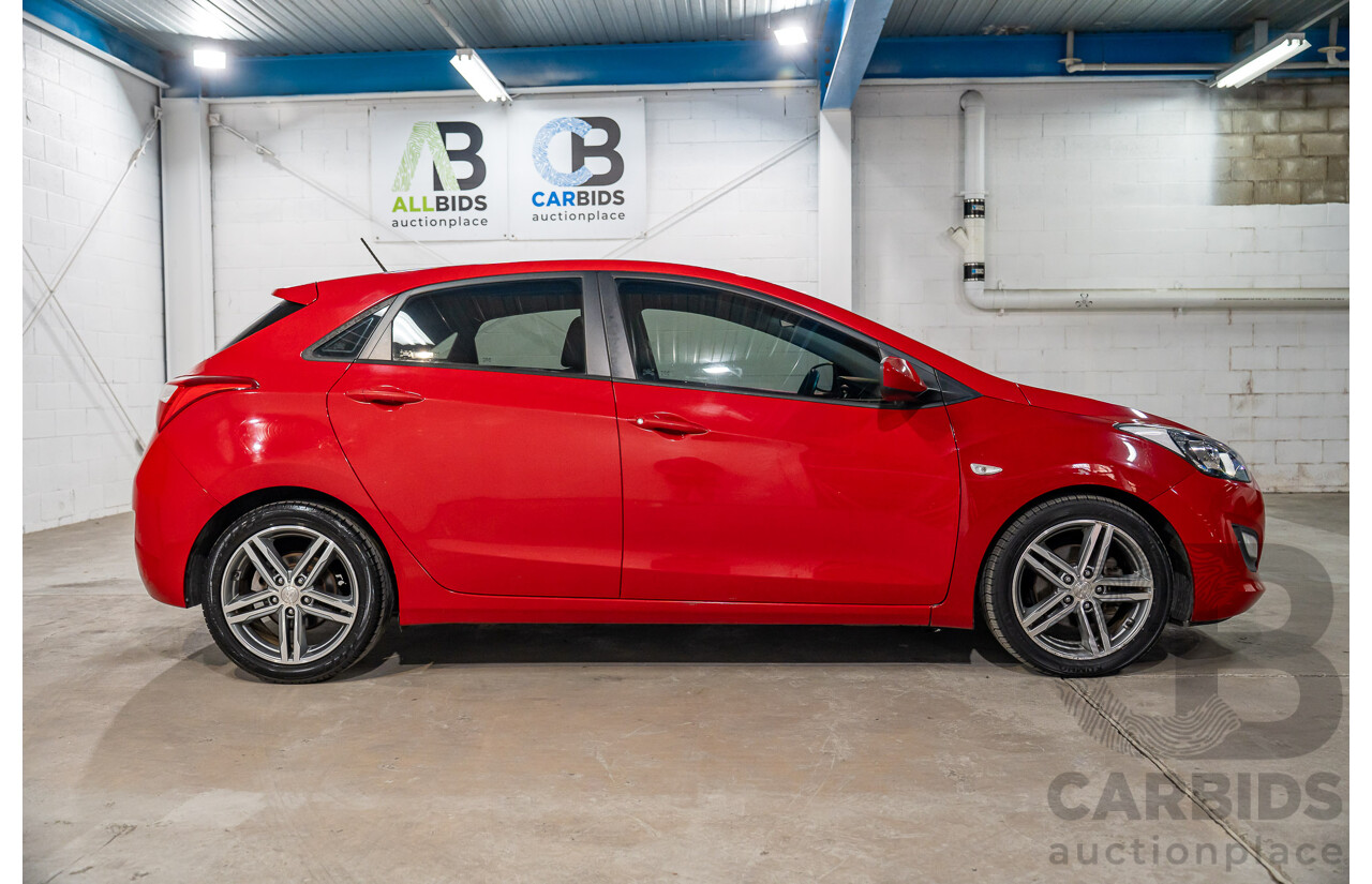 04/2013 Hyundai I30 Active GD 5d Hatchback Red 1.8L