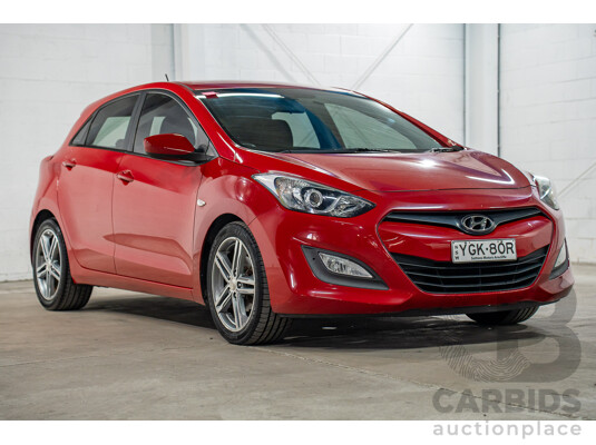 04/2013 Hyundai I30 Active GD 5d Hatchback Red 1.8L