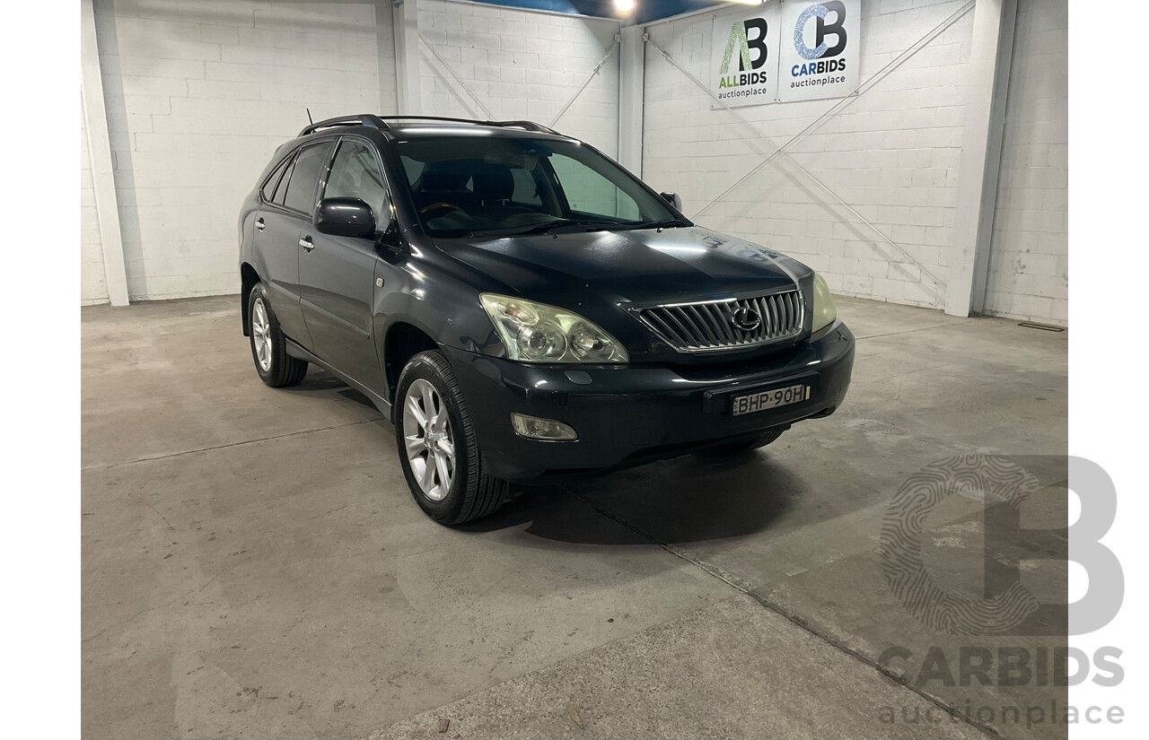 09/2008 Lexus Rx350 sports luxury (4WD) GSU35R 07 Upgrade 4d Wagon Black V6 3.5L
