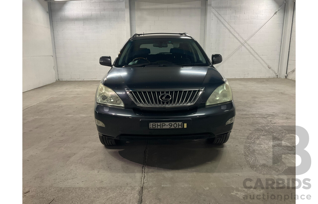 09/2008 Lexus Rx350 sports luxury (4WD) GSU35R 07 Upgrade 4d Wagon Black V6 3.5L