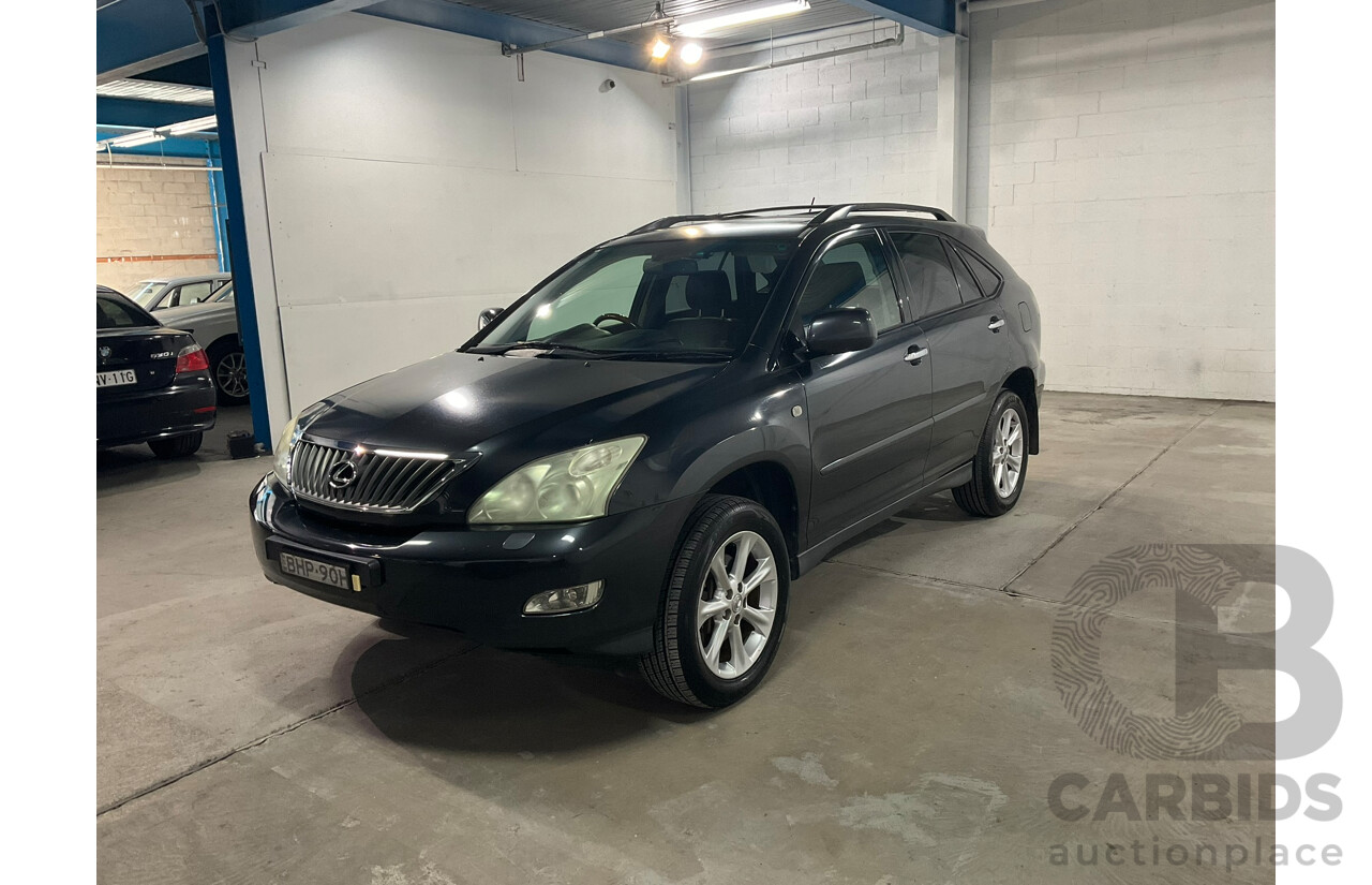 09/2008 Lexus Rx350 sports luxury (4WD) GSU35R 07 Upgrade 4d Wagon Black V6 3.5L