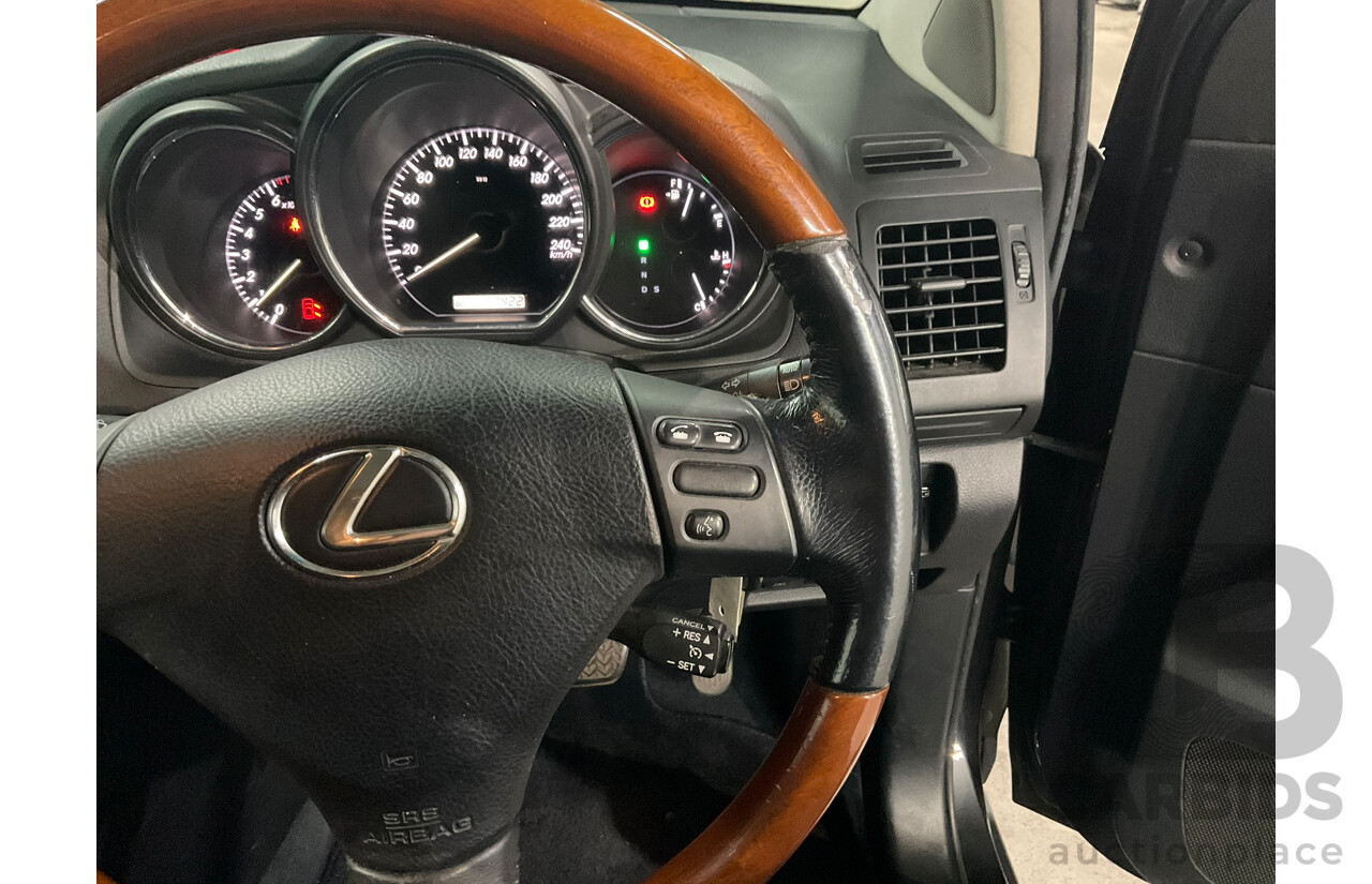 09/2008 Lexus Rx350 sports luxury (4WD) GSU35R 07 Upgrade 4d Wagon Black V6 3.5L
