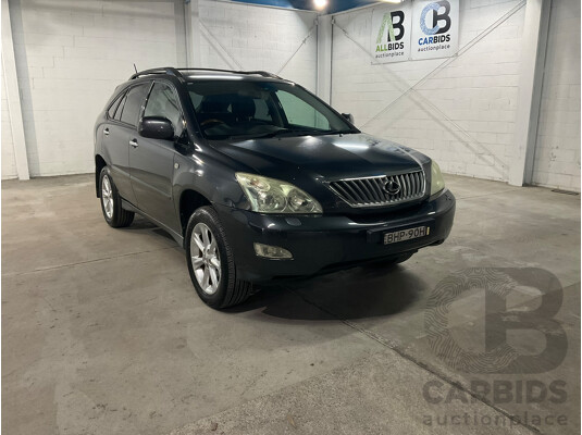 09/2008 Lexus Rx350 sports luxury (4WD) GSU35R 07 Upgrade 4d Wagon Black V6 3.5L